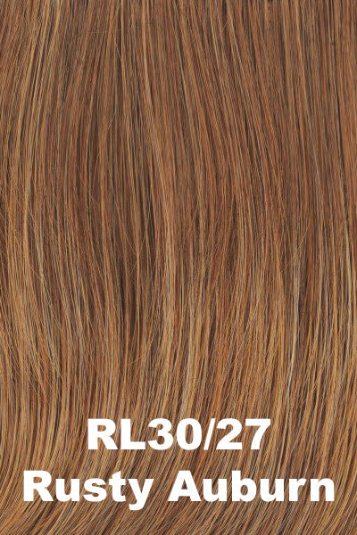 Raquel Welch Wigs - Dress Rehearsal - Rusty Auburn (RL30/27). Pale Red w/ warm Blonde highlights.