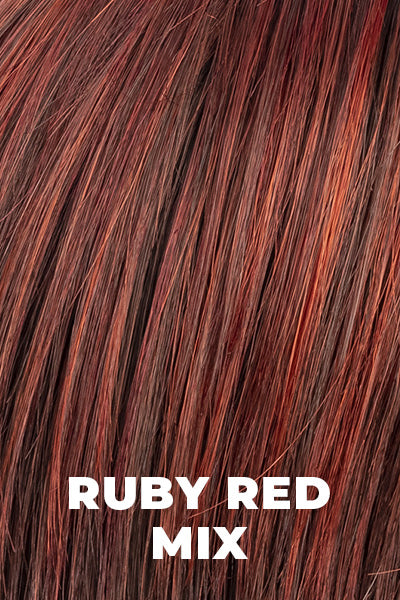 Ellen Wille - Synthetic Mix Colors - Ruby Red Mix. Red Violet and Deep Copper Brown with Dark Auburn Blend.