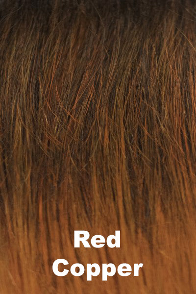 Noriko - Shaded Synthetic Colors - Red Copper. Deep Coppery Red with Dark Roots.