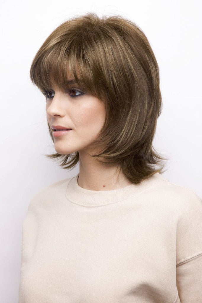 Model wearing the Rene of Paris wig Bailey #2346 3.