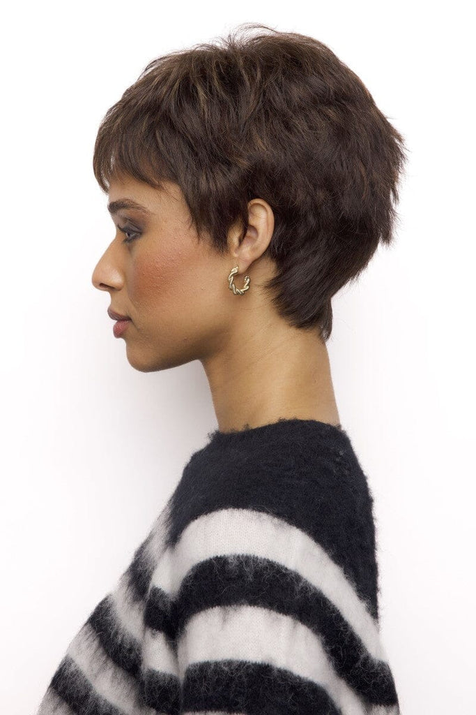 Model wearing the Rene of Paris wig Zoe #2349 5.