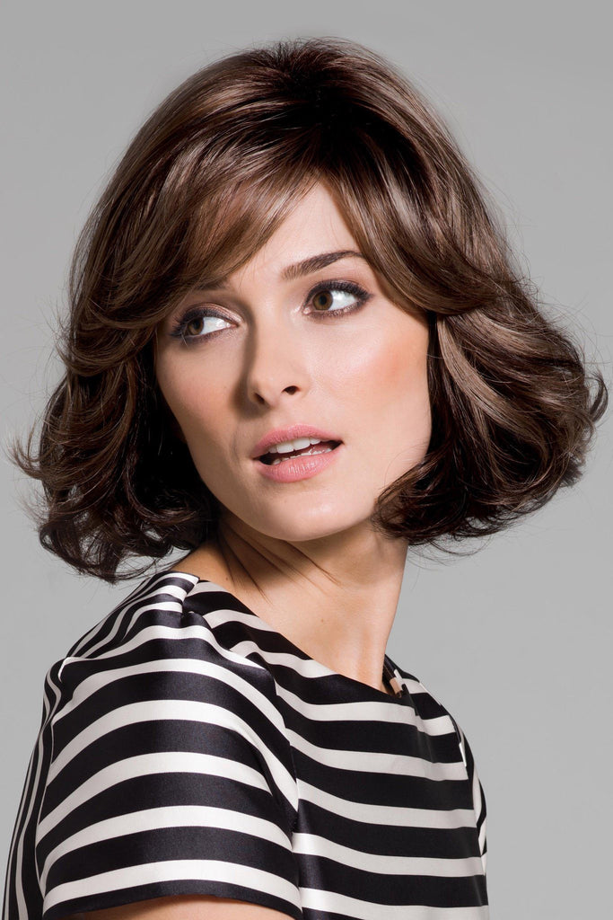 Model wearing the Rene of Paris wig Amal #2371 12.