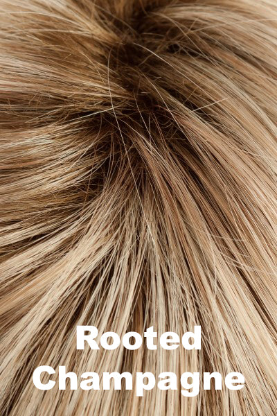 Tony of Beverly Wigs - Kris - Rooted Champagne. Champagne Blonde with Dark Roots.