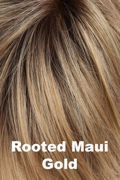 Tony or Beverly - Synthetic Colors - Rooted Maui Gold. Medium Brown Root w/ Maui Gold Ends.
