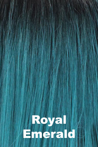 Orchid - Synthetic Colors - Royal Emerald. A cool dark root shattering into a bluey green, oceanic color you could dive into.