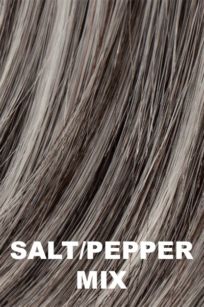 Ellen Wille - Synthetic Mix Colors - Salt/Pepper Mix. Light Natural Brown with 75% Gray, Medium Brown with 70% Gray and Pure White Blend.
