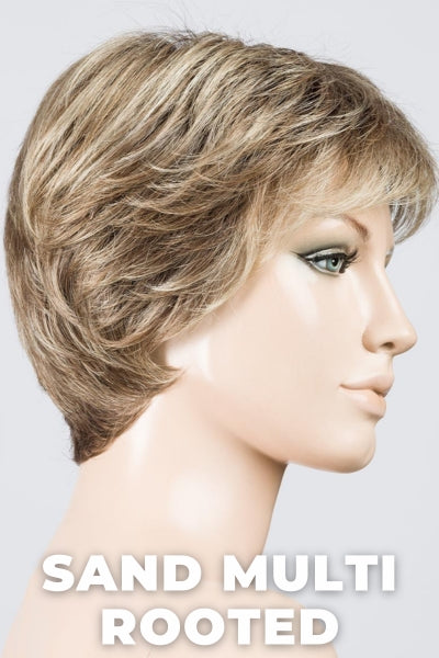 Ellen Wille - Rooted Synthetic Colors - Sand Multi Rooted. Lightest Brown and Medium Ash Blonde Blend with Light Brown Roots.