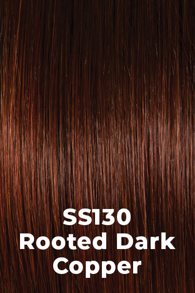 Textured Layers by Hairdo color block - SS130 Rooted Dark Copper.