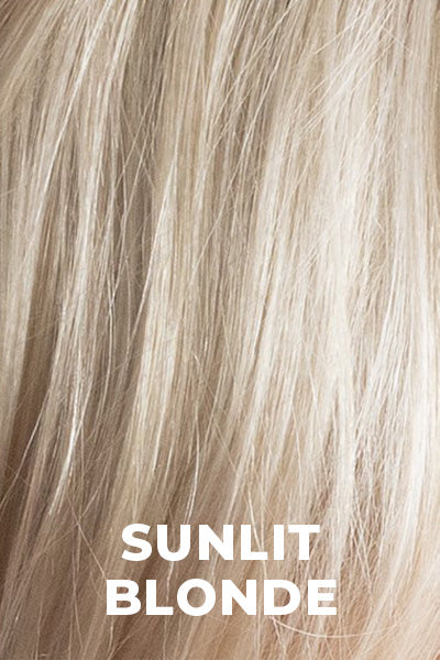 Estetica - Synthetic Colors - Sunlit Blonde. Soft blend of Sandy Blonde, Light Blonde, and Iced Blonde with a Light Golden Brown Root.