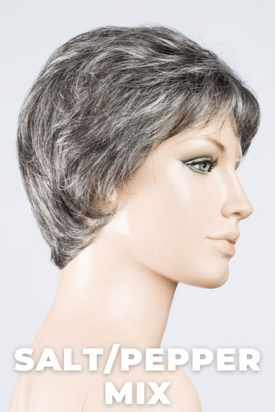 Ellen Wille Wigs - Alba Comfort -  Salt/Pepper Mix. Light Natural Brown with 75% Gray, Medium Brown with 70% Gray and Pure White Blend.