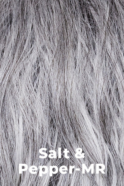 Alexander Couture - Synthetic - Salt & Pepper-MR. 50/50 blend of deep Charcoal Grey and light Alabaster Grey tones, off set with the MR which stands for Micro Rooting.