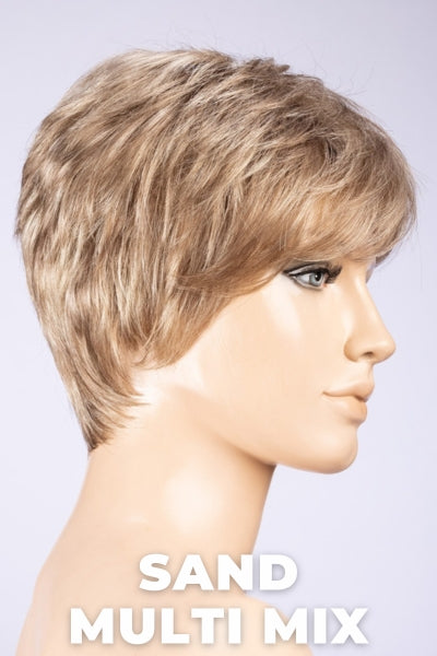 Ellen Wille Wigs - Zizi - Sand Multi Mix Petite/Average. Lightest Brown and Medium Ash Blonde Blend with Light Brown Roots.