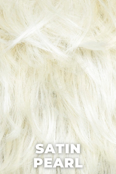 Orchid Wigs - Davina (#6543) - Satin Pearl. Very light blonde shade, expertly woven with cream, ice blond, and pearlescent highlights.