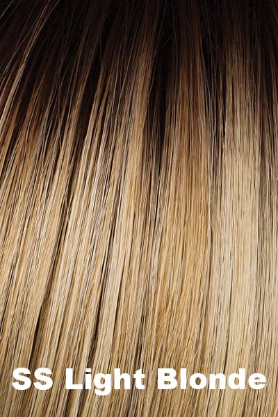 Gabor - Shaded Synthetic Colors - SS Light Blonde. Light Ash Blonde with a Dark root.