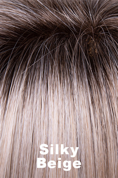 Envy - Human Hair Colors - Silky Beige. A light platinum blonde with dark brown roots - the most neutral of our light blondes.