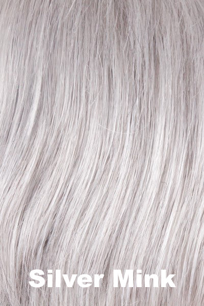 Noriko - Synthetic Colors - Silver Mink. Pure White with hints of medium brown.
