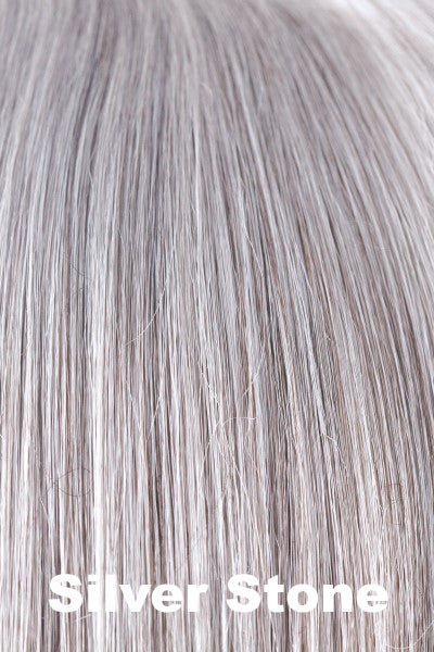 Orchid Wigs - Aubrey (#6545) - Silver Stone. Multiple Shades of Grey Blended with a Dark Brown Base.