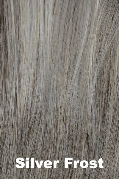 Alexander Couture Wigs - River (#1038) - Silver Frost. A blend of silvery white and creamy white with pure white highlights.