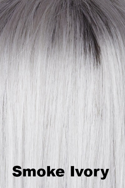 Alexander Couture - Synthetic - Smoke Ivory. Beige Brown root with a Platinum White base blending into Smoked Ivory and White tipped ends.