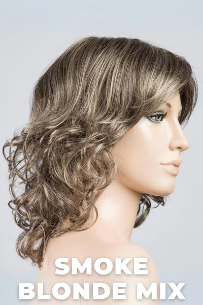 Ellen Wille Wigs - Cat Petite - Smoke Blonde Mix. Light Brown and Grey with Light/Lightest Ash Blonde Blend.