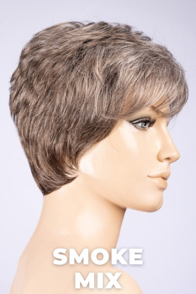 Ellen Wille Wigs - Zizi - Smoke Mix Petite/Average. Medium Brown Blended with 35% Pure White.