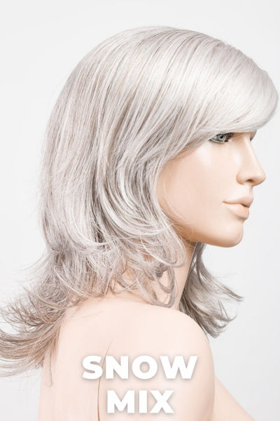 Ellen Wille Wigs - Ocean - Snow Mix. Pure Silver White with 10% Medium Brown and Silver White with 5% Light Brown Blend.