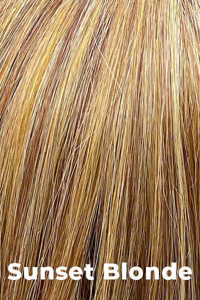 Belle Tress Wigs - Omega (LX-5024) - Sunset Blonde. Blend of golden blonde, copper, honey blonde.