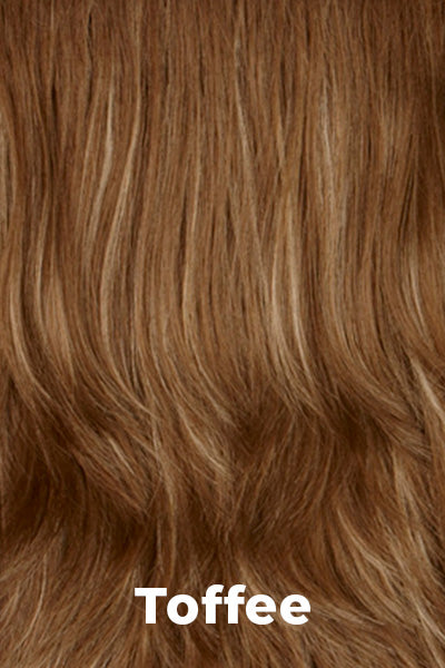 Mane Attraction - Synthetic Colors - Toffee. Golden Brown with Light Gold Blonde highlights.