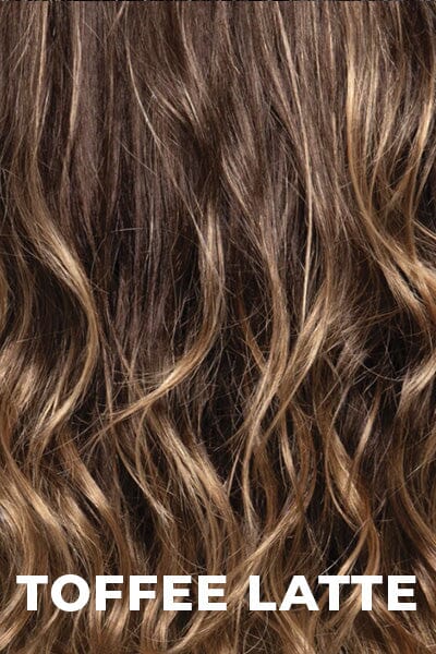 Estetica - Shaded Synthetic Colors - Toffee Latte. Light Chestnut Brown base with Painted Caramel Blonde highlights.