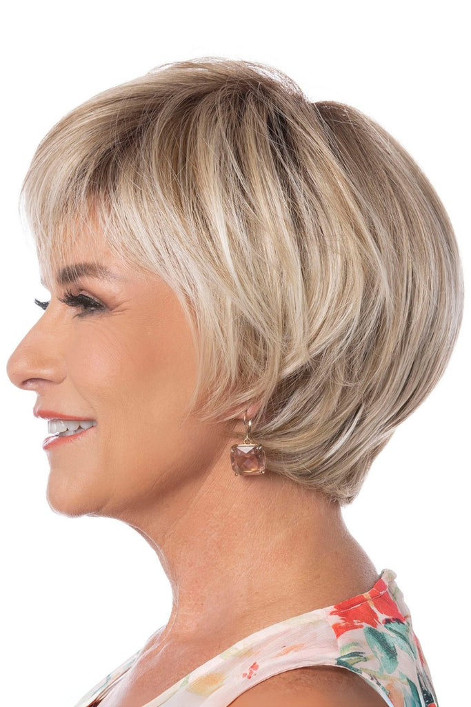 Side view of a Toni Brattin wig called Contemporary Bob.