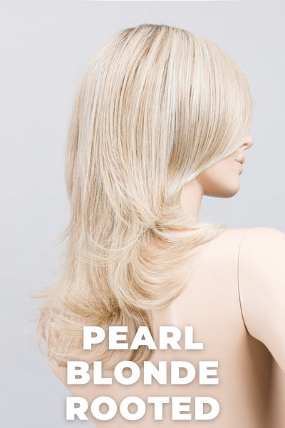 Ellen Wille Wigs - Voice - Pearl Blonde Rooted. Pearl Platinum, Dark Ash Blonde, and Medium Honey Blonde mix.