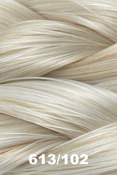 EasiHair - Synthetic Colors - 613/102 (White Swirl). Pale Natural Gold Blonde, Pale Platinum Blonde Blend.