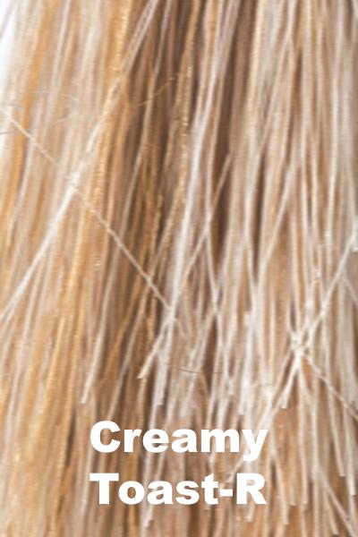 Noriko - Shaded Synthetic Colors - Creamy Toast-R. Dark Brown Roots on Champagne Base and Sandalwood highlights.