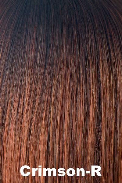 Alexander Couture - Synthetic - Crimson-R. Deep Burgundy Root shifting to Light Coppery tone.
