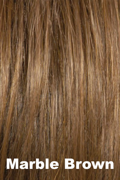 Alexander Couture Wigs - River (#1038) - Marble Brown.  Warm dark brown and medium golden blonde mix.