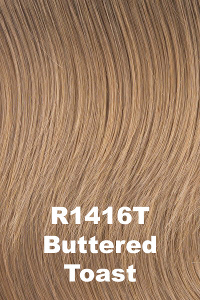 Raquel Welch - Human Hair Colors - Buttered Toast (R1416T). Dark, Ash Blonde w/ Golden tips.