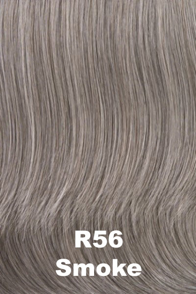 Hairdo - Synthetic Colors - Smoke (R56). Medium grey blend with light grey woven throughout.